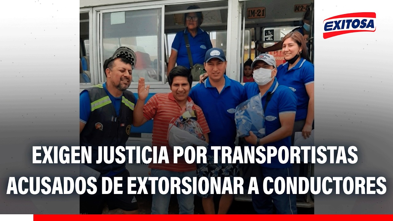 🔴🔵 Familiares de transportistas acusados de extorsionar conductores de Translima exigen justicia
