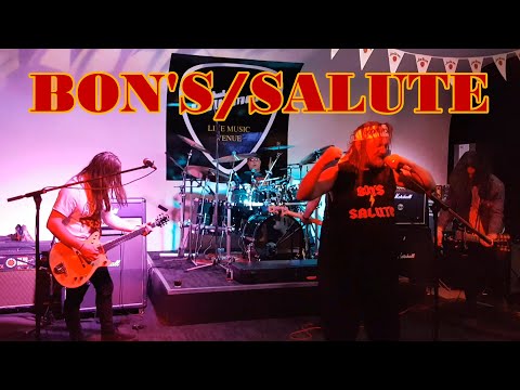 Bon's Salute  "Shot Down In Flames" Feat. Sam Marchello on drums.  Perth Band