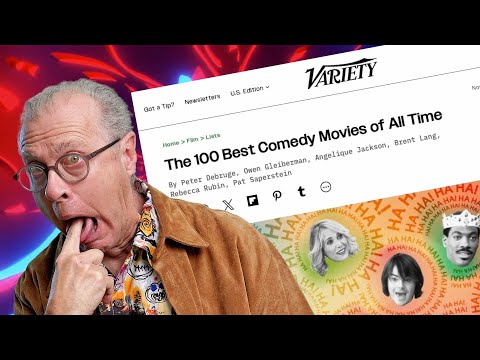Variety's '100 Best Comedy Movies of All Time' are a barfing joke.