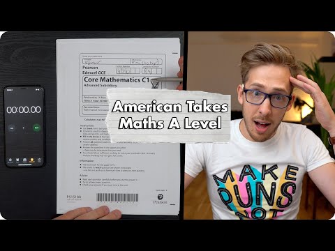 American Takes British A Level Maths Test