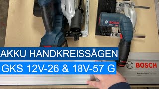 Ist die 12V-26 Akku Handkreissäge von Bosch ausreichend ?