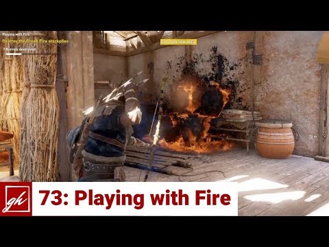 Assassin's Creed Origins Pt 73 Playing with Fire