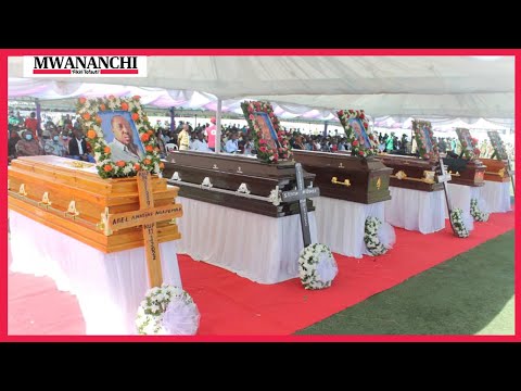 🔴#LIVE: Miili ya wanahabari watano na dereva ikiagwa 