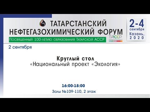 Прямая трансляция круглого стола «Национальный проект «Экология»