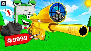 روبلوكس: اشترينا القناص الذهبي الأسطوري واصطدنا الزعيم! ???????????? مع @OtakuG