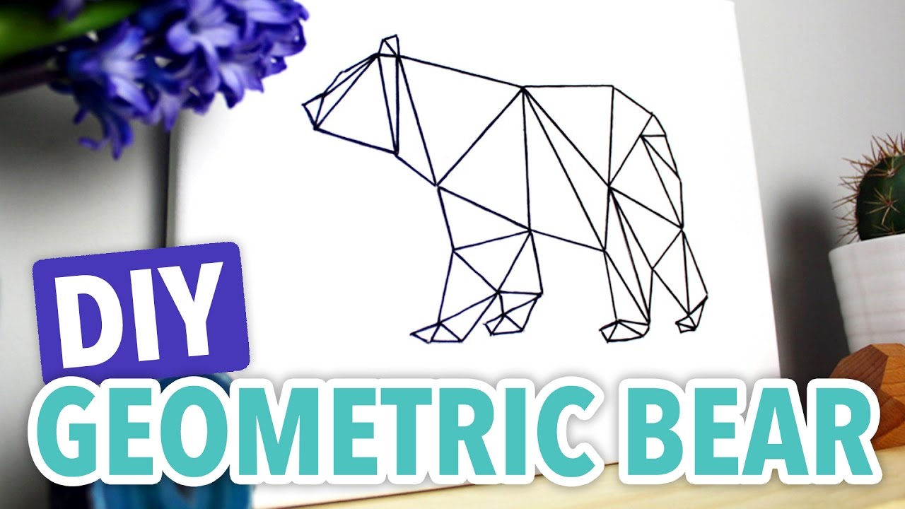 DIY Geometric Bear - HGTV Handmade