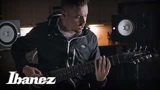 After The Burial&#39;s Justin Lowe demos the Ibanez RG90BKP