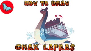 How To Draw Gigantamax Lapras From Pokemon  Drawin