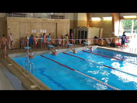 Zenons, Arnis, Ieva, Ričards 25m uz muguras  |  INČUKALNS 2018