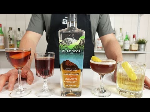 4 MOST POPULAR SCOTCH WHISKY COCKTAILS