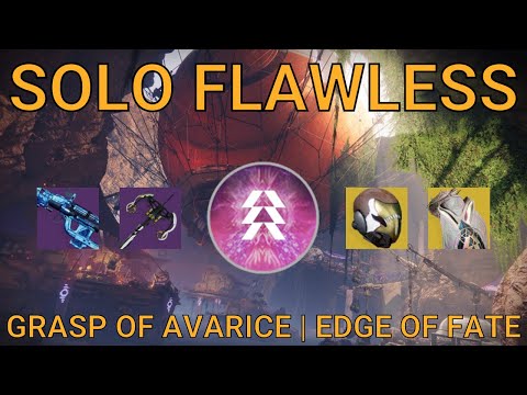 Solo Flawless Grasp of Avarice on Hunter | Edge of Fate (Destiny 2)