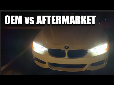 WHICH ONE SHOULD YOU GET? /// OEM vs Aftermarket Xenon headlight bulbs for a BMW