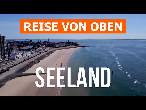 Seeland von oben | Drohnenvideo in 4k | Niederlande, Provinz Zeeland aus der Luft