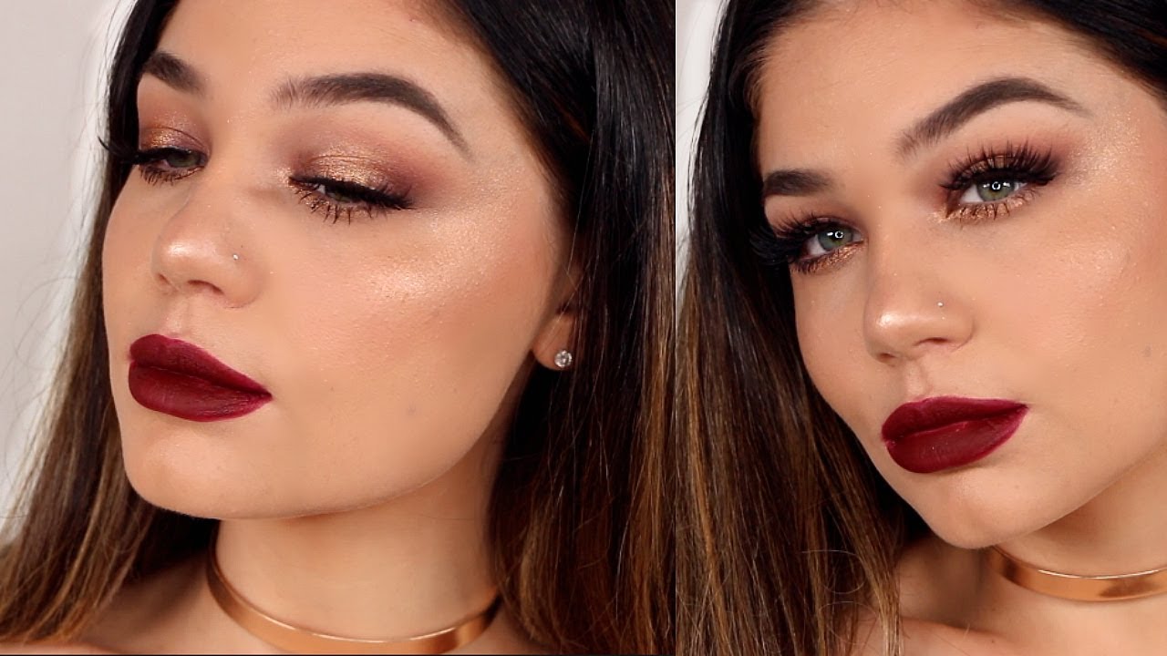 HOLIDAY MAKEUP TUTORIAL 2017 | Blissfulbrii