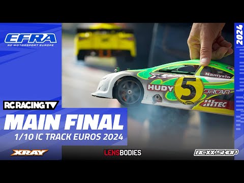 EFRA 1/10TH IC TRACK EUROS Main Final // 45-minute Nitro RC Touring Car European Championship!