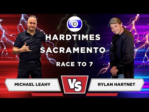 R. Hartnet vs M. Leahy | 10 Ball | Race To 7 | HARDTIMES SACRAMENTO