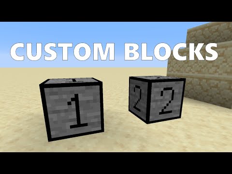 How to make CUSTOM BLOCKS with DATA PACKS | Minecraft 1.19 Tutorial [See Description]