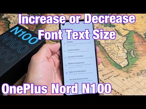 OnePlus Nord N100: How to Increase & Decrease Font Text Size