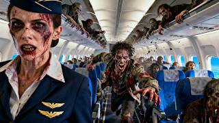 Latest Zombie Movie: Zombie Virus Outbreak, Flight Attendant Infected, Who Can Escape - 4K#电影 #film