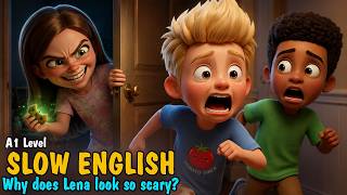 Scary Sleepover Prank Gone Wrong SLOW ENGLISH Learn English Through Family Story