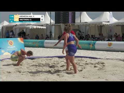 BRONZE Women's BW - 70 kg: Y. KREMEZNA MAL (UKR) v. O. NIKITINSKA (UKR)