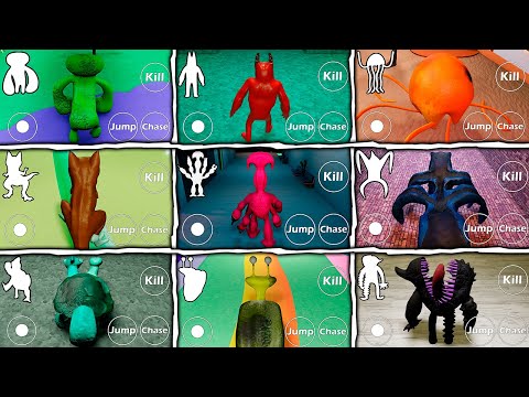 Garten of Banban 1, 2, 3, 4, 6, 7 - What IF I BECOME Every MONSTER?