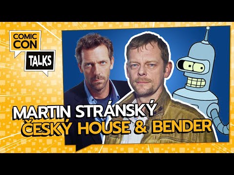 Martin Stránský - vydařená talk show z Comic-Conu Prague. Bender, Dr. House, Živí mrtví, audioknihy