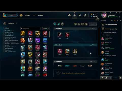 Caitlyn Item Guide S11