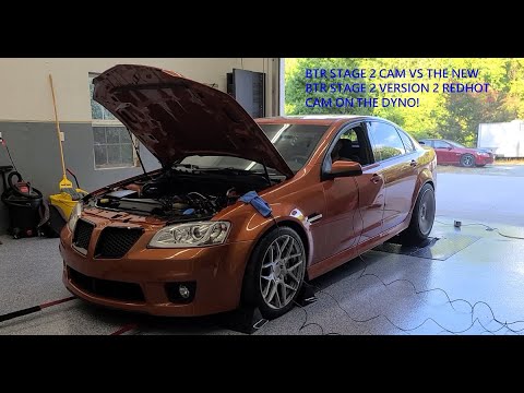 LS3 Brian Tooley BTR Stage 2 cam VS BTR Stage 2 Version 2 cam in a 2008 G8 GT. Back to back dyno!