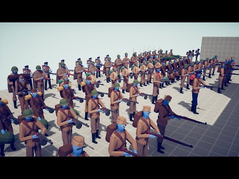 USSR ARMY vs EVERY ARMY - TABS - Totally Accurate Battle Simulator