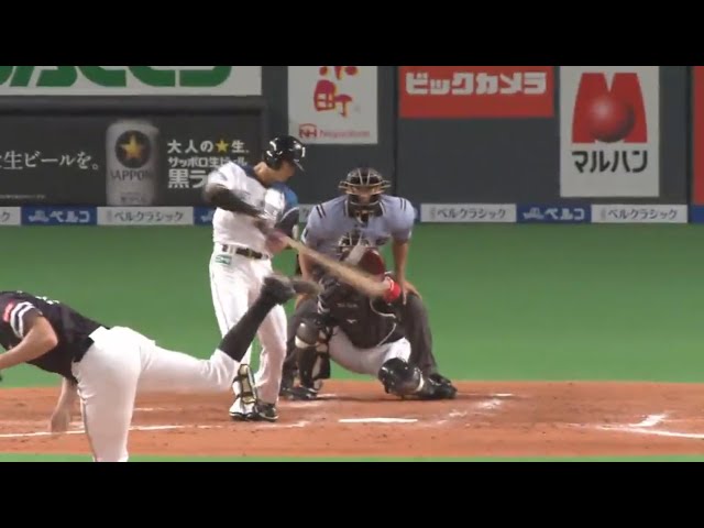【5回裏】投手戦を打ち破る!! ファイターズ・西川のタイムリーヒット!! 2017/7/9 F-H