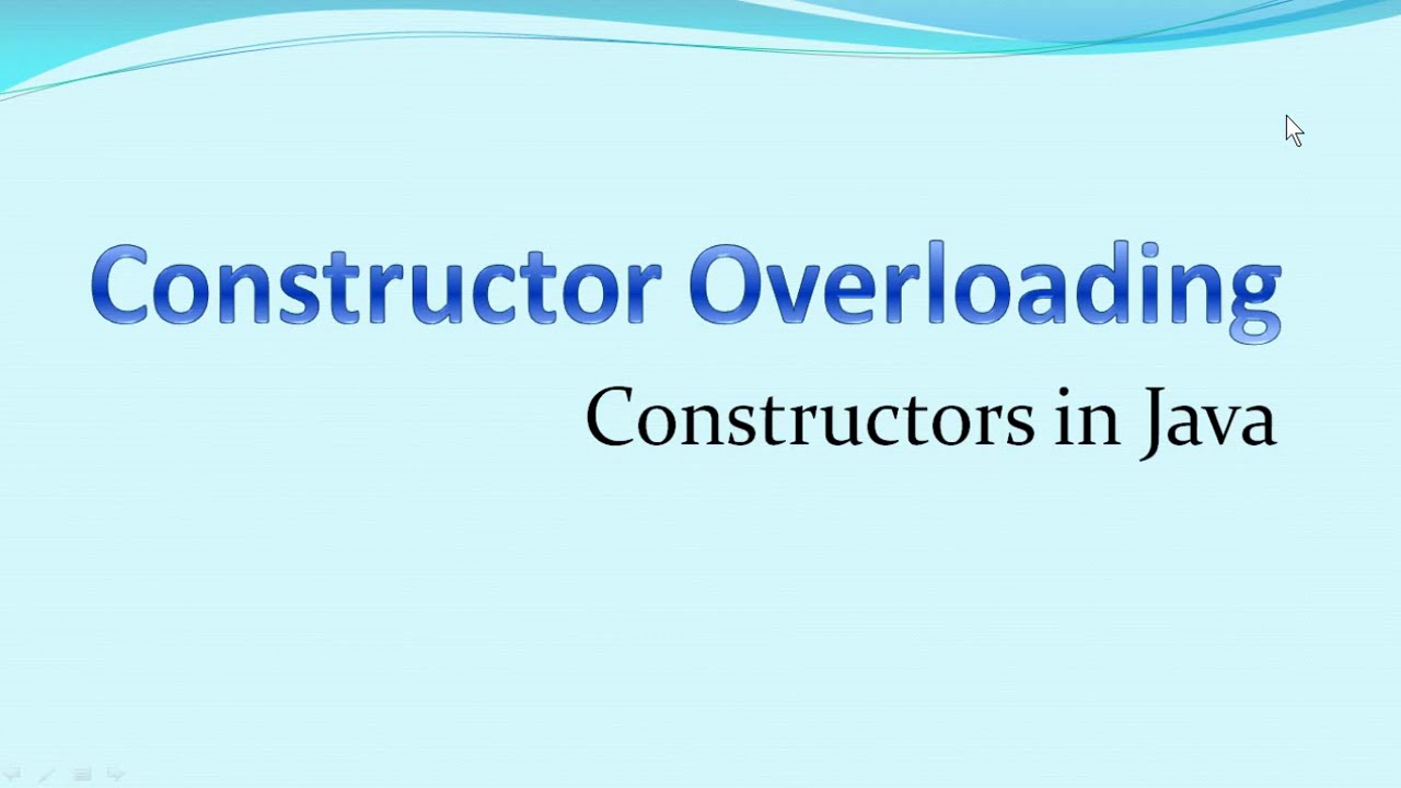 Constructor Overloading Concept Explained | Program Example | Java | ICSE