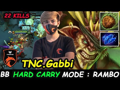 TNC.Gabbi Bristleback Forgotten Carry Aghanim Shard Build Smash All Enemies Dota 2 7.29b Gameplay