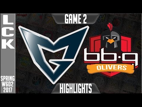 Samsung Galaxy vs bbq Olivers Highlights Game 2 - LCK Week 6 Day 2 Spring 2017 - SSG vs BBQ G2