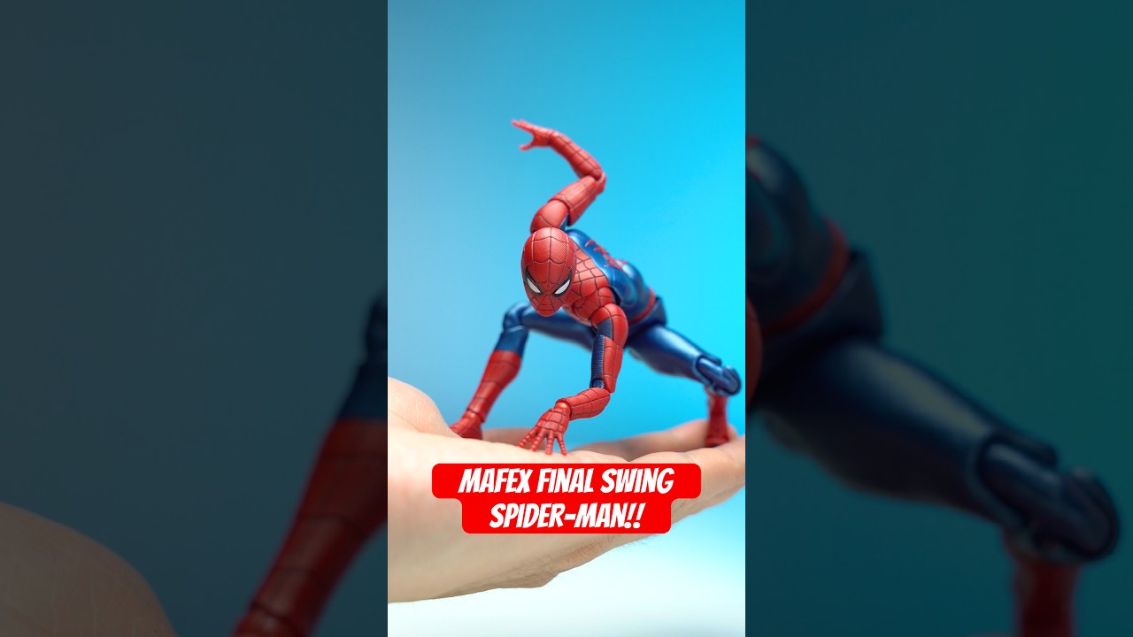 Mafex Red & Blue Suit Spider-man unboxing & posing!! #spiderman #brandnewday #mafex