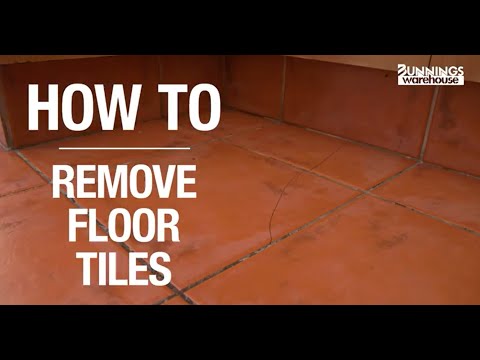 How to remove floor tiles - Bunnings Warehouse