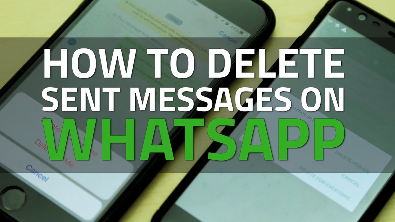 How to send WhatsApp to be deleted?