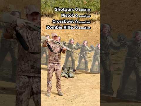 We tested the best weapon for zombie defense