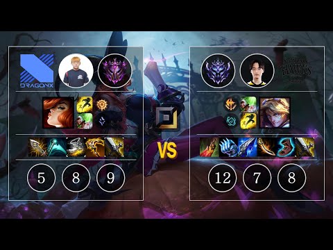DRX Hades Miss Fortune vs SHG Honey Ezreal Bot - KR Master Patch 10.10