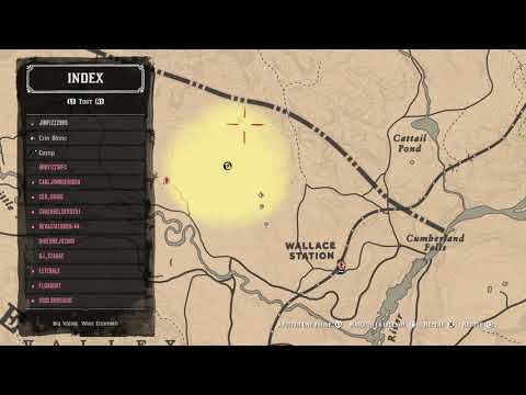Red Dead redemption carte de trésor watson cabin est