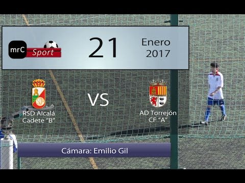 Goles: RSD Alcalá (Cadete B) vs AD Torrejón CF "A" - 21 enero 2017