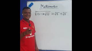 How to solve radical equation with embedded radicals