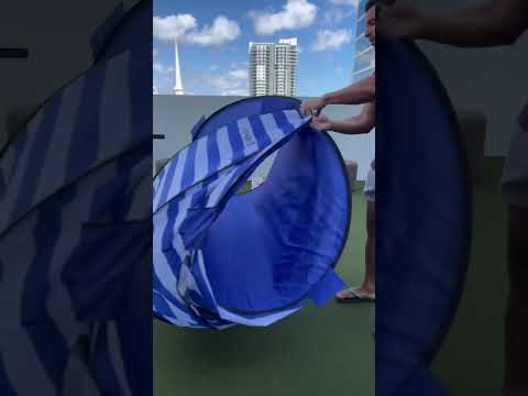 How to Fold Your Beach Tent in a few Easy Steps - A Simple Tutorial