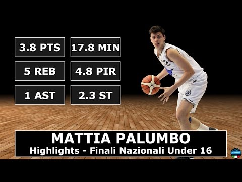 Mattia Palumbo - Highlights - Finali Nazionali U16 Eccellenza 2016