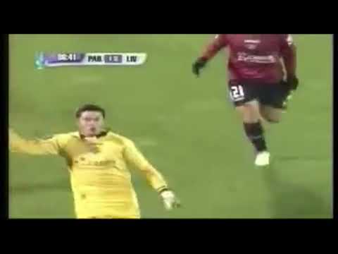 incredibile GOL portiere AMELIA di testa-Partizan Belgrado-Livorno Coppa Uefa 2005-06-2 novemb. 2006