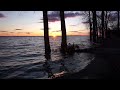sunrise, spring flood, sunset ambience, river, Ottawa river