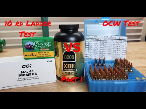 Choosing the best method for load development: 10 rd ladder test vs OCW test method (part 1)