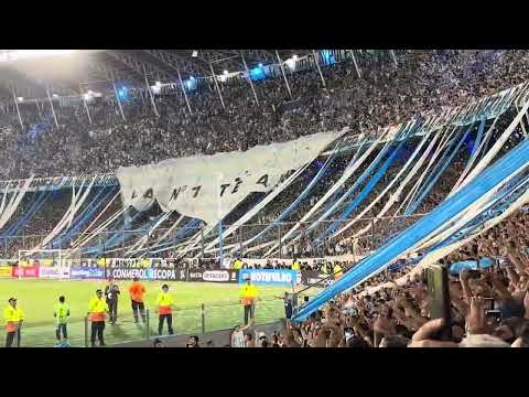 "RECIBIMIENTO de RACING en la FINAL de LA RECOPA 2025" Barra: La Guardia Imperial &bull; Club: Racing Club