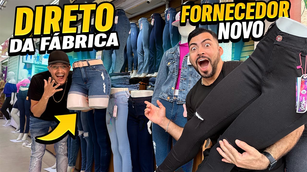 COMO GANHAR DINHEIRO COM JEANS! ACHEI A MAIOR FÁBRICA DE JEANS ORIGINAL E BARATO NO BRÁS ATACADO