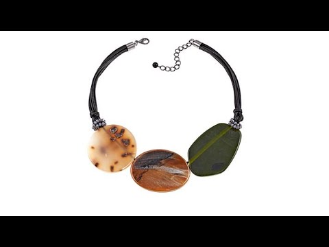 Rara Avis by Iris Apfel Triple Disc Short Necklace